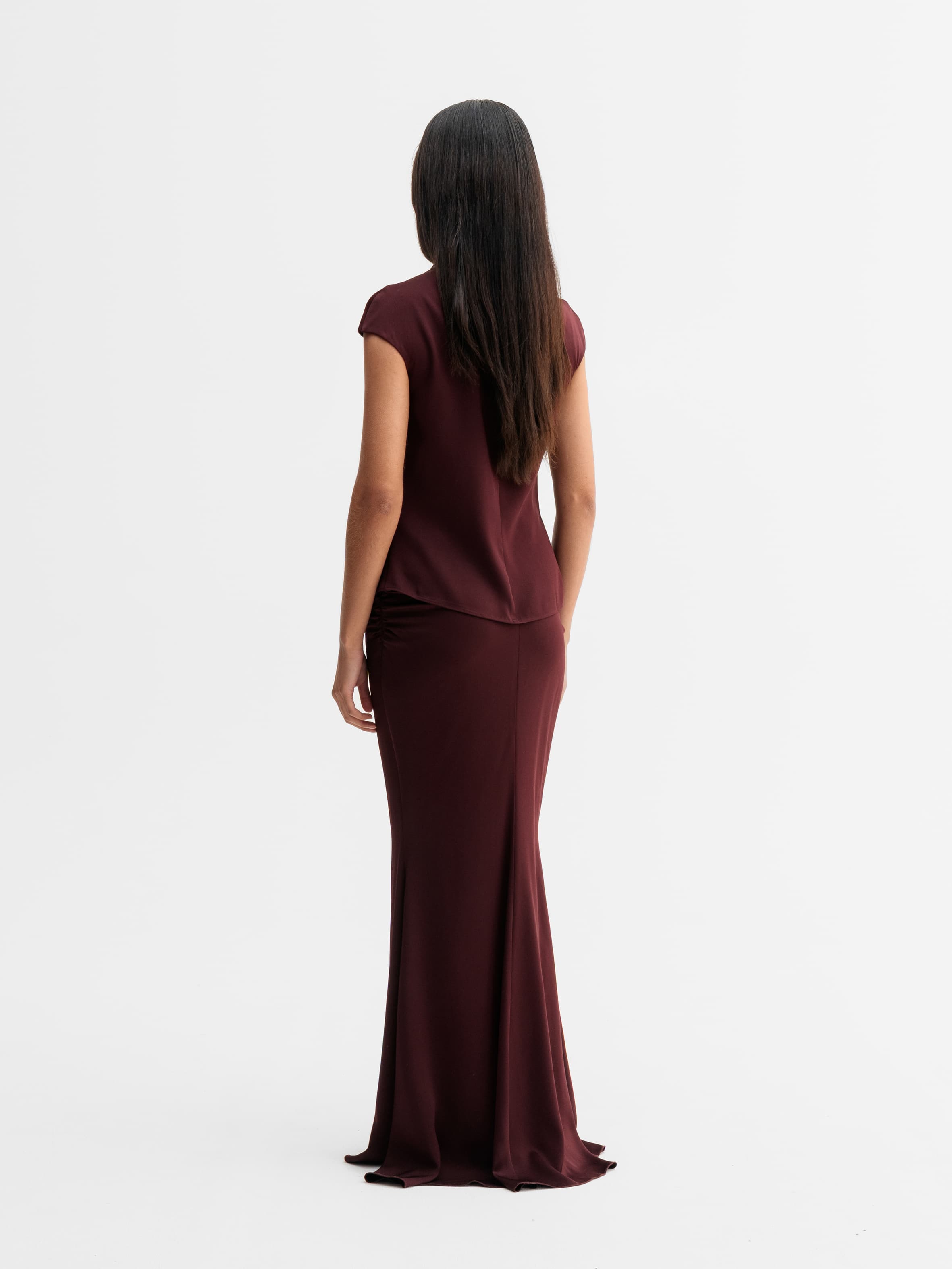 Lima top burgundy