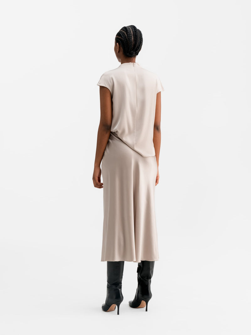 Lima silk top greige