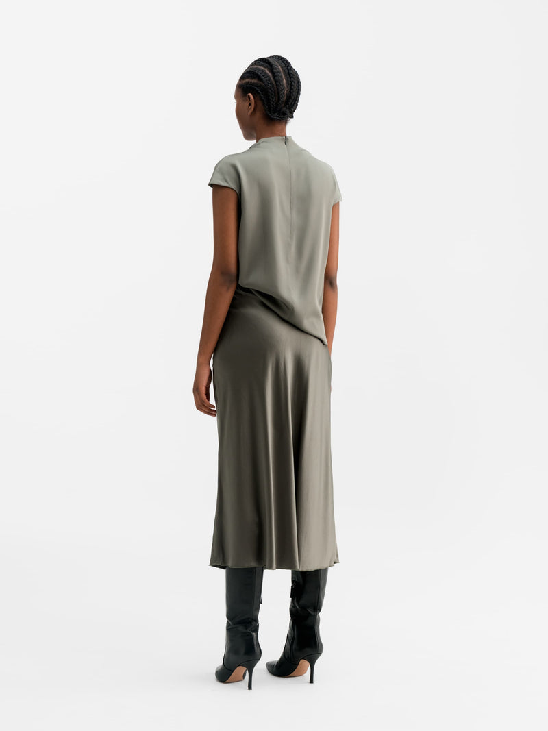 Lima silk top light military