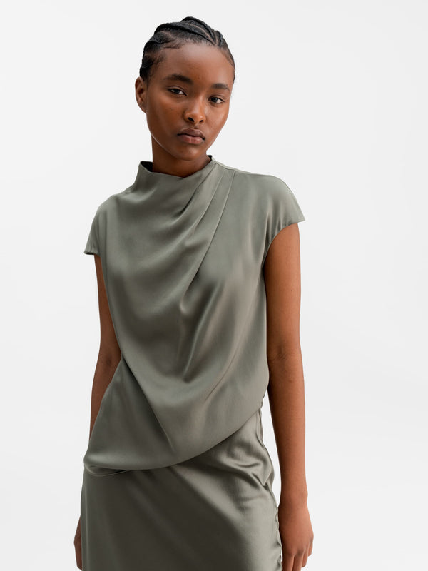 Lima silk top light military