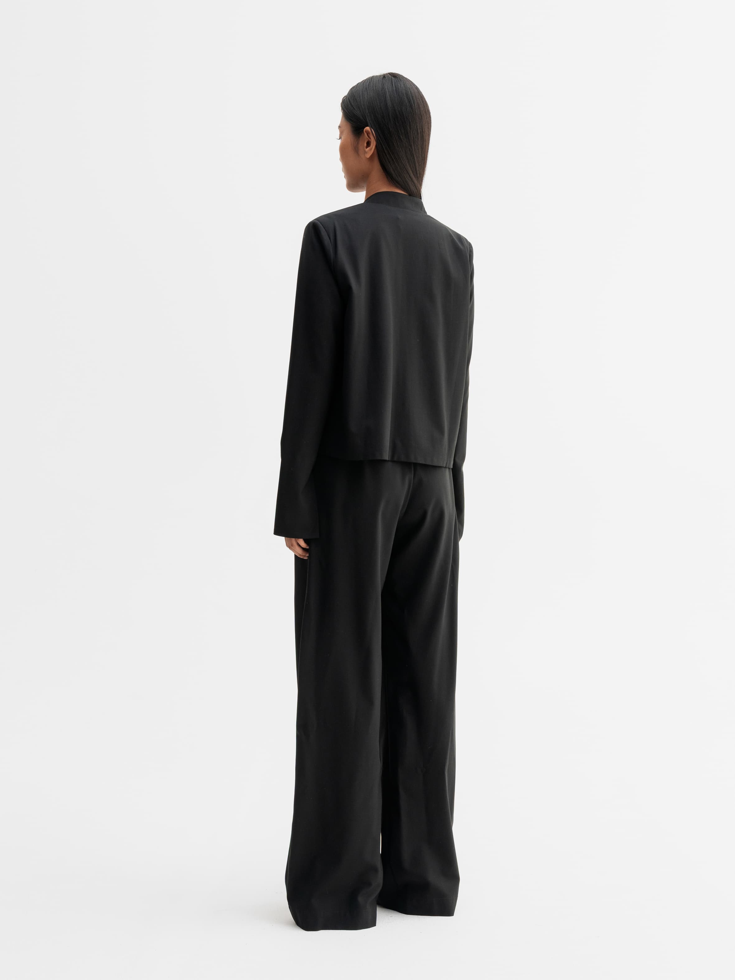 Liz wool blazer black