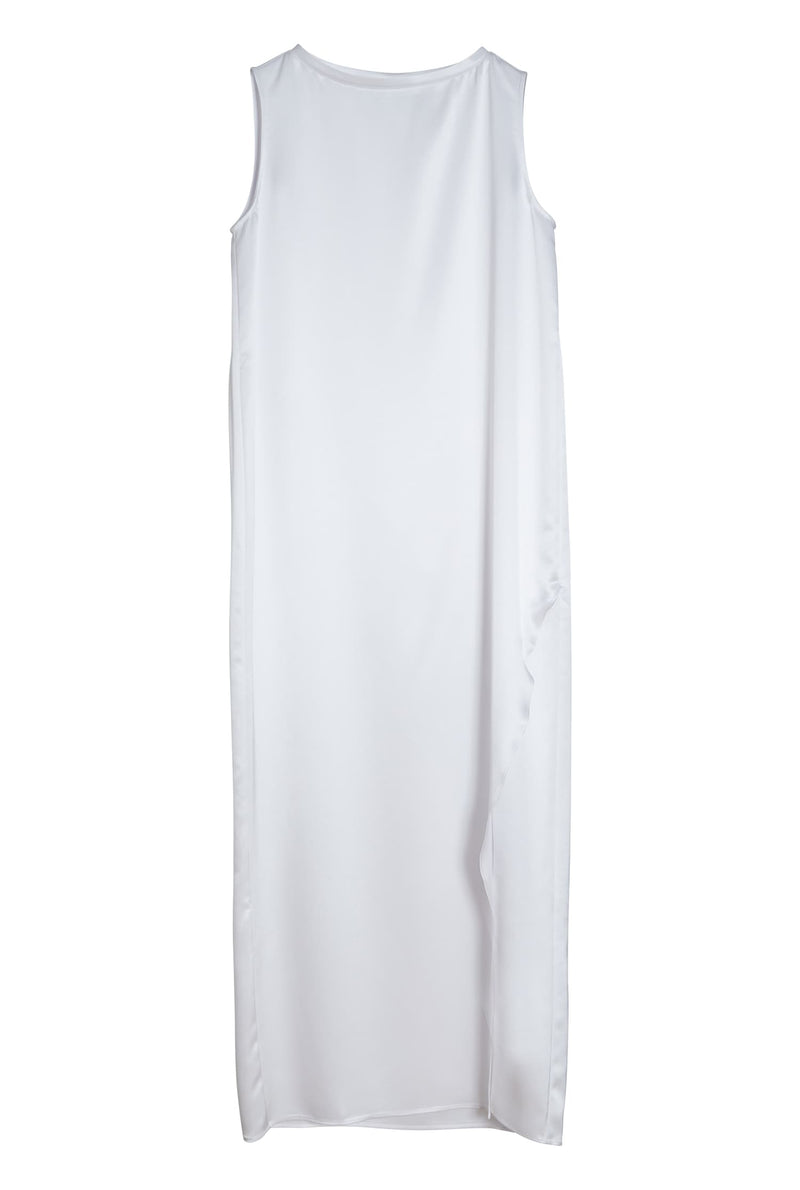 Lola sleeveless dress optic white
