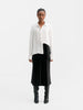 Mia silk shirt white