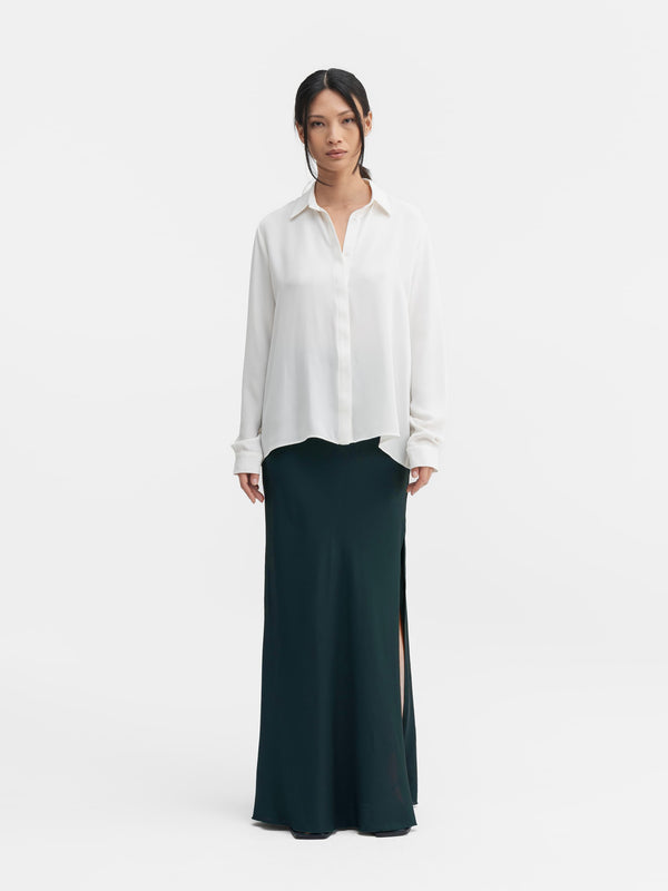 Mia silk shirt off-white