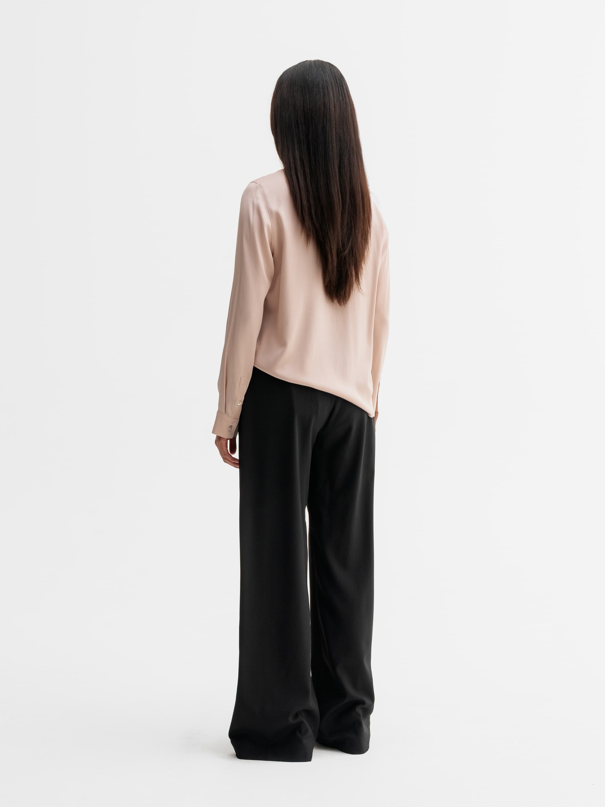 Miki silk blouse dusty pink