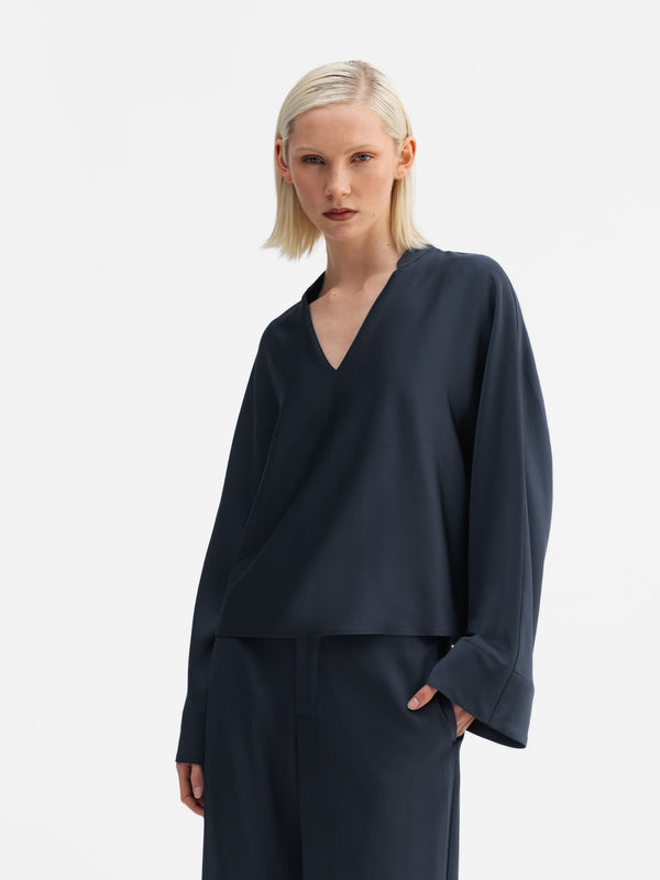 Mila trousers blue grey