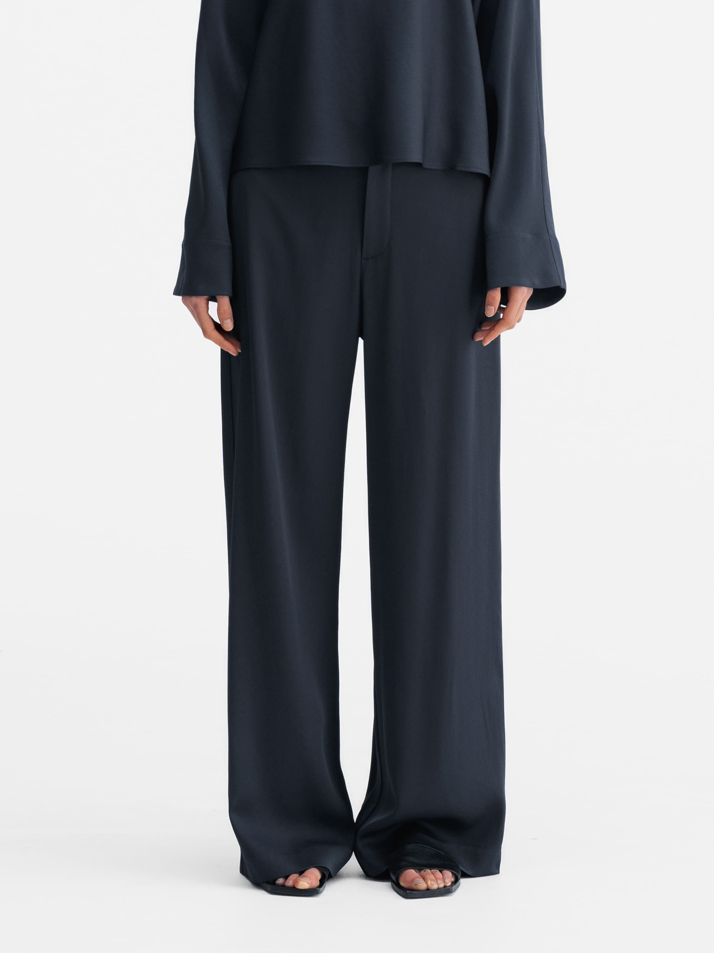 Mila trousers blue grey