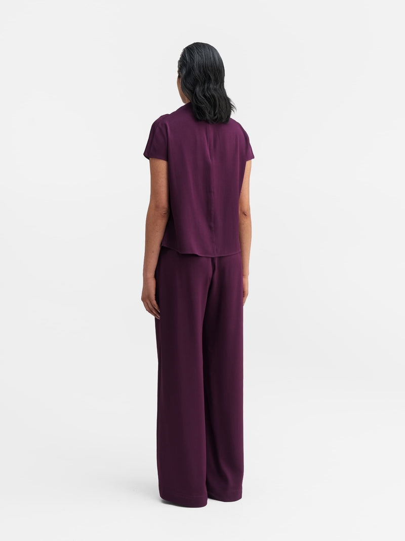 Mila trousers dark berry