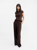 Mila trousers dark brown