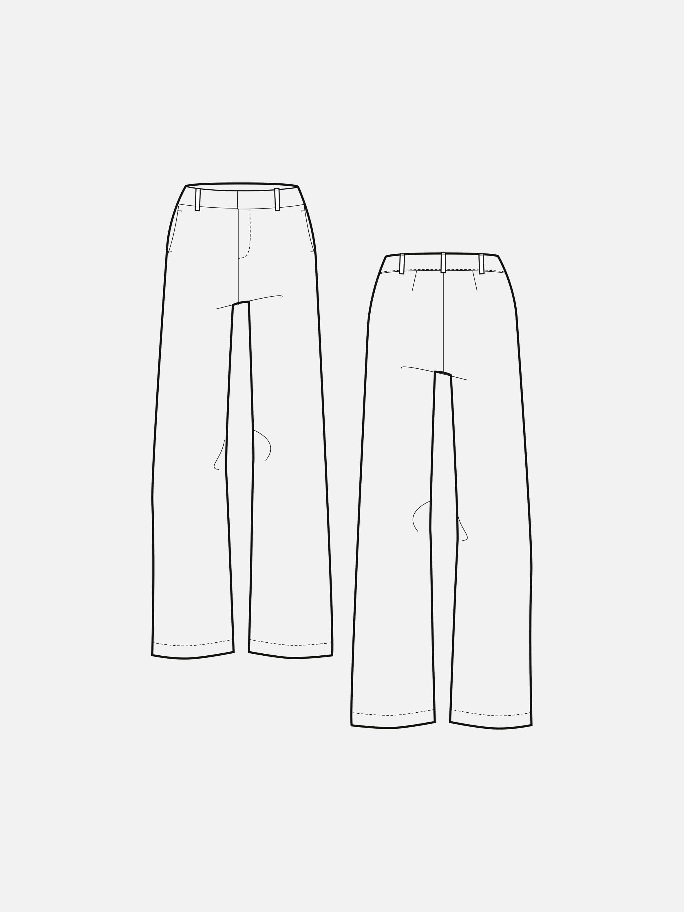 Mila trousers denim blue