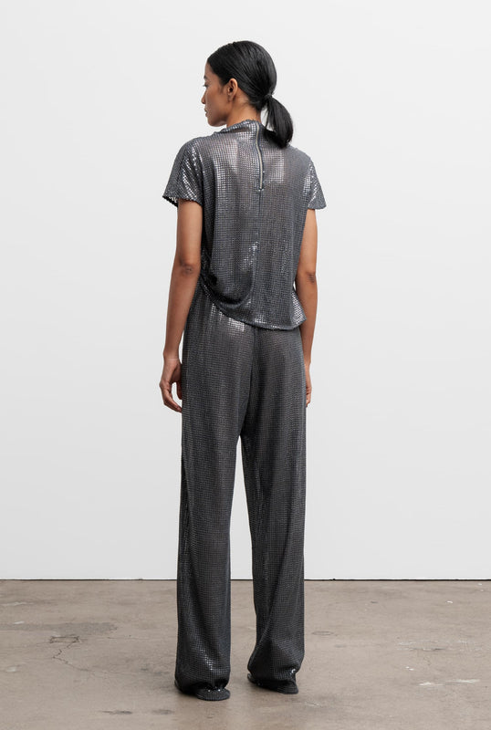 Milly sequin top dark grey
