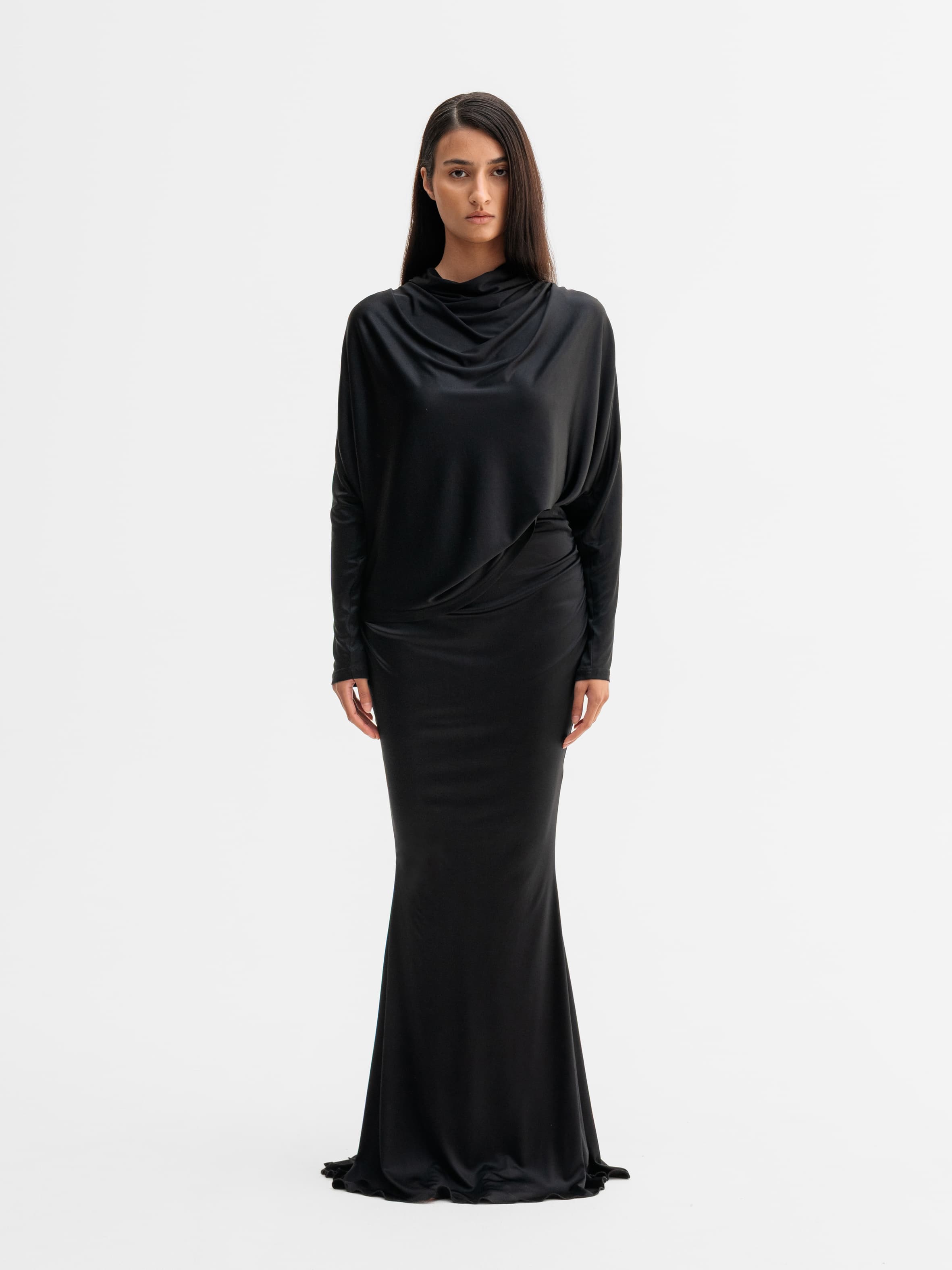 Milly jersey blouse black