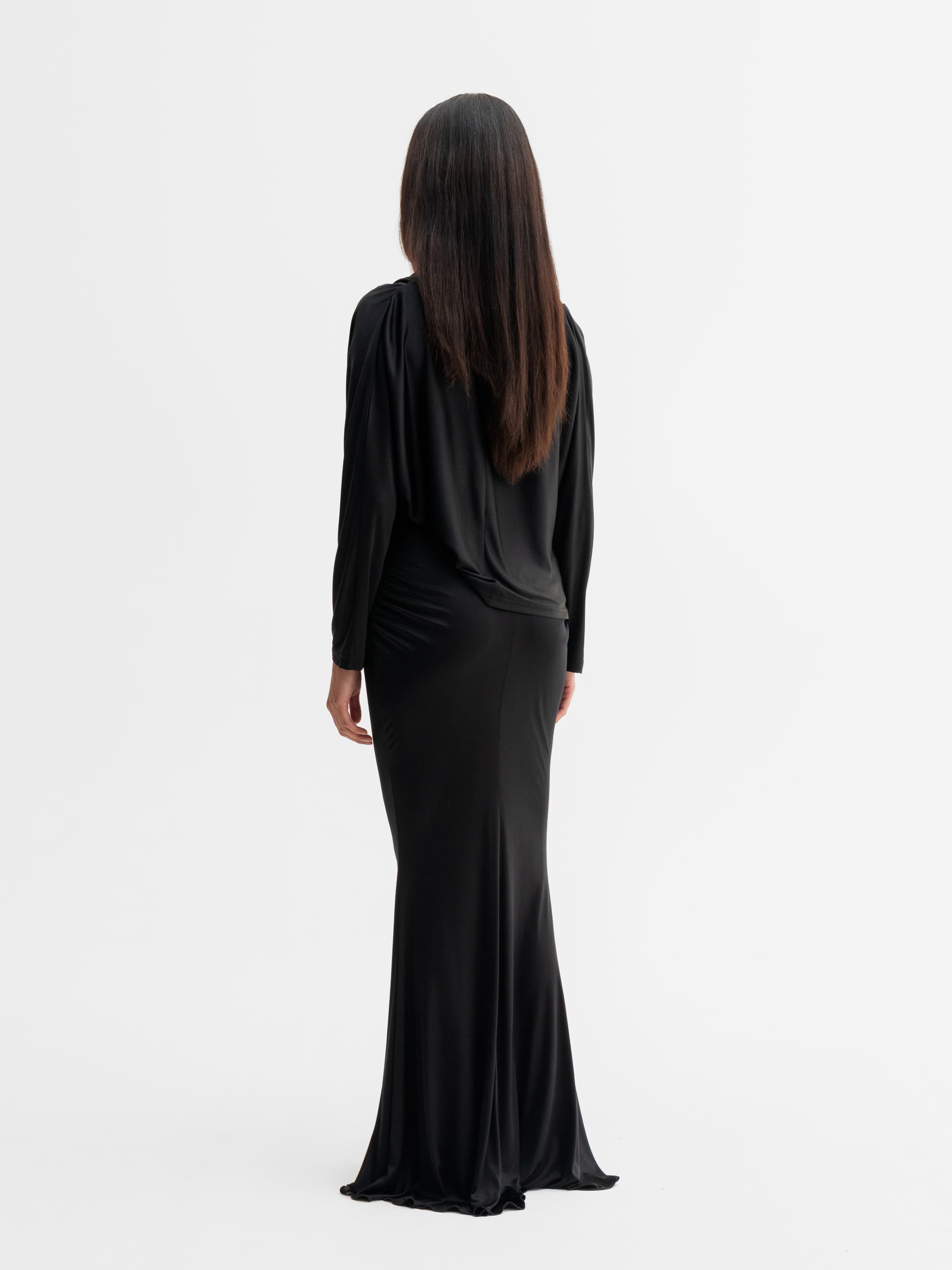 Milly jersey blouse black