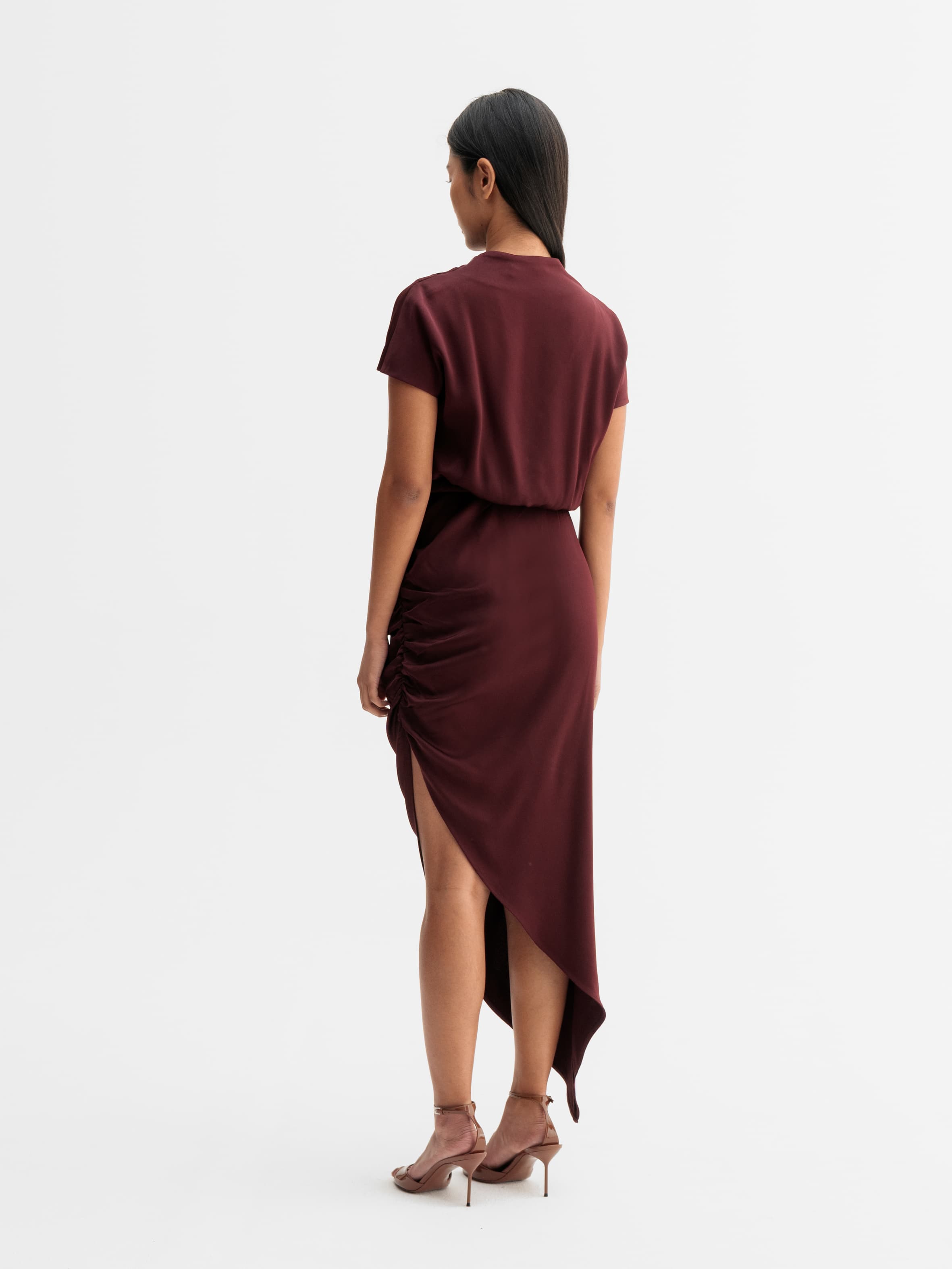Minou dress burgundy