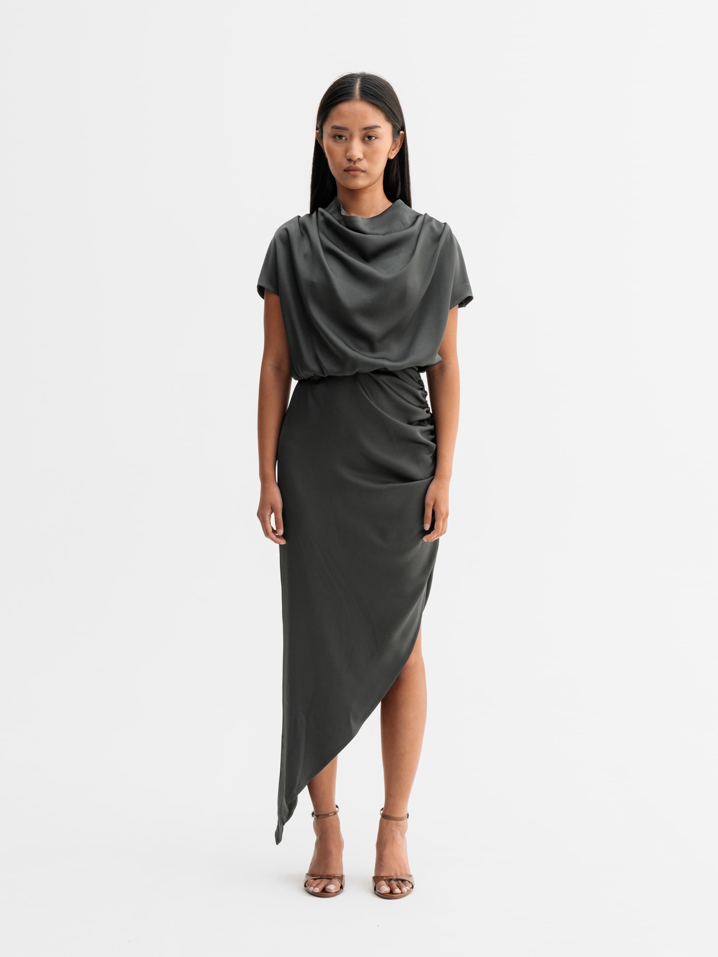 Minou dress dark grey