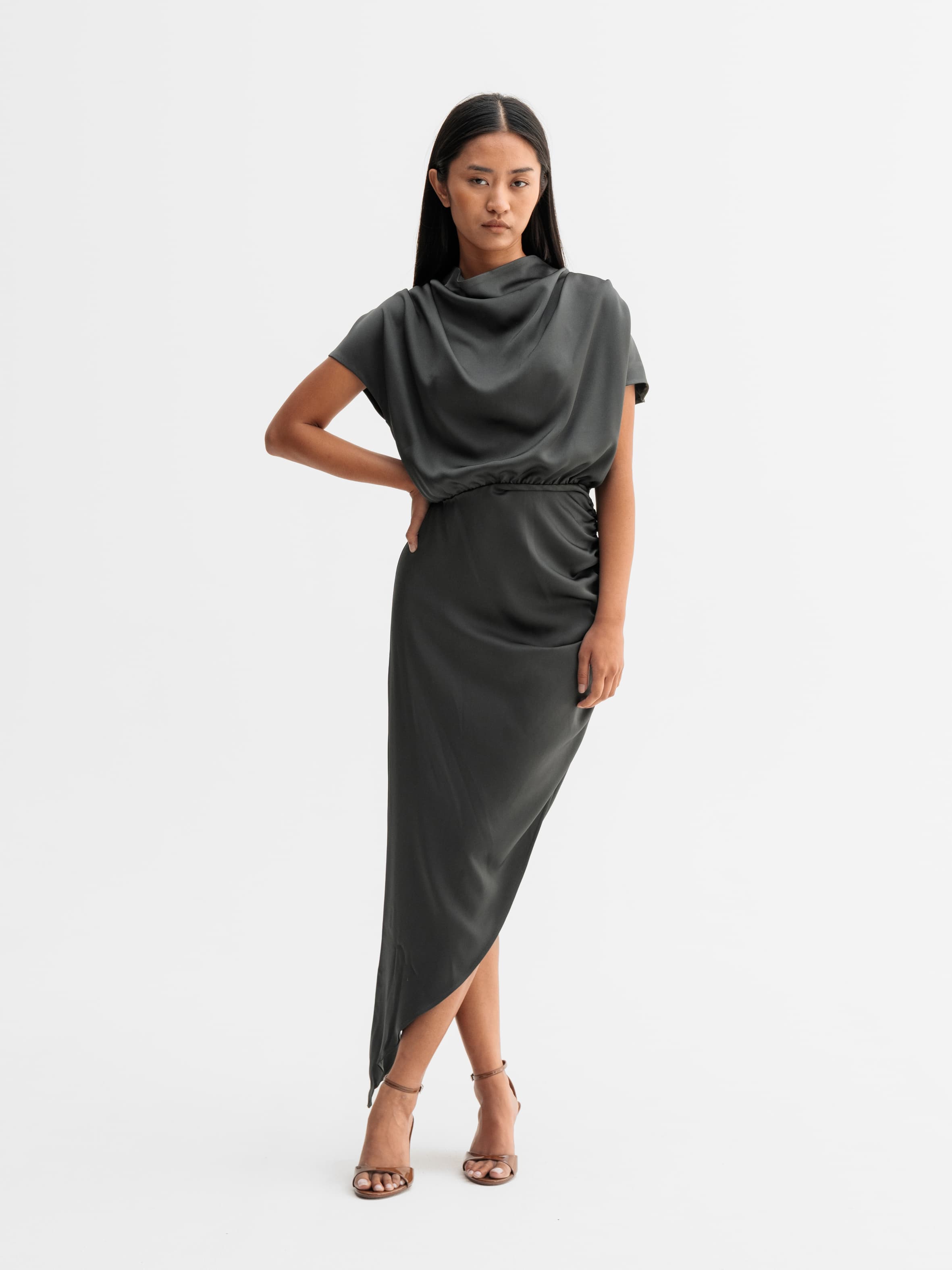Minou dress dark grey
