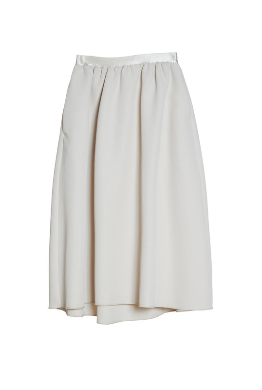 Misaki twill skirt cream