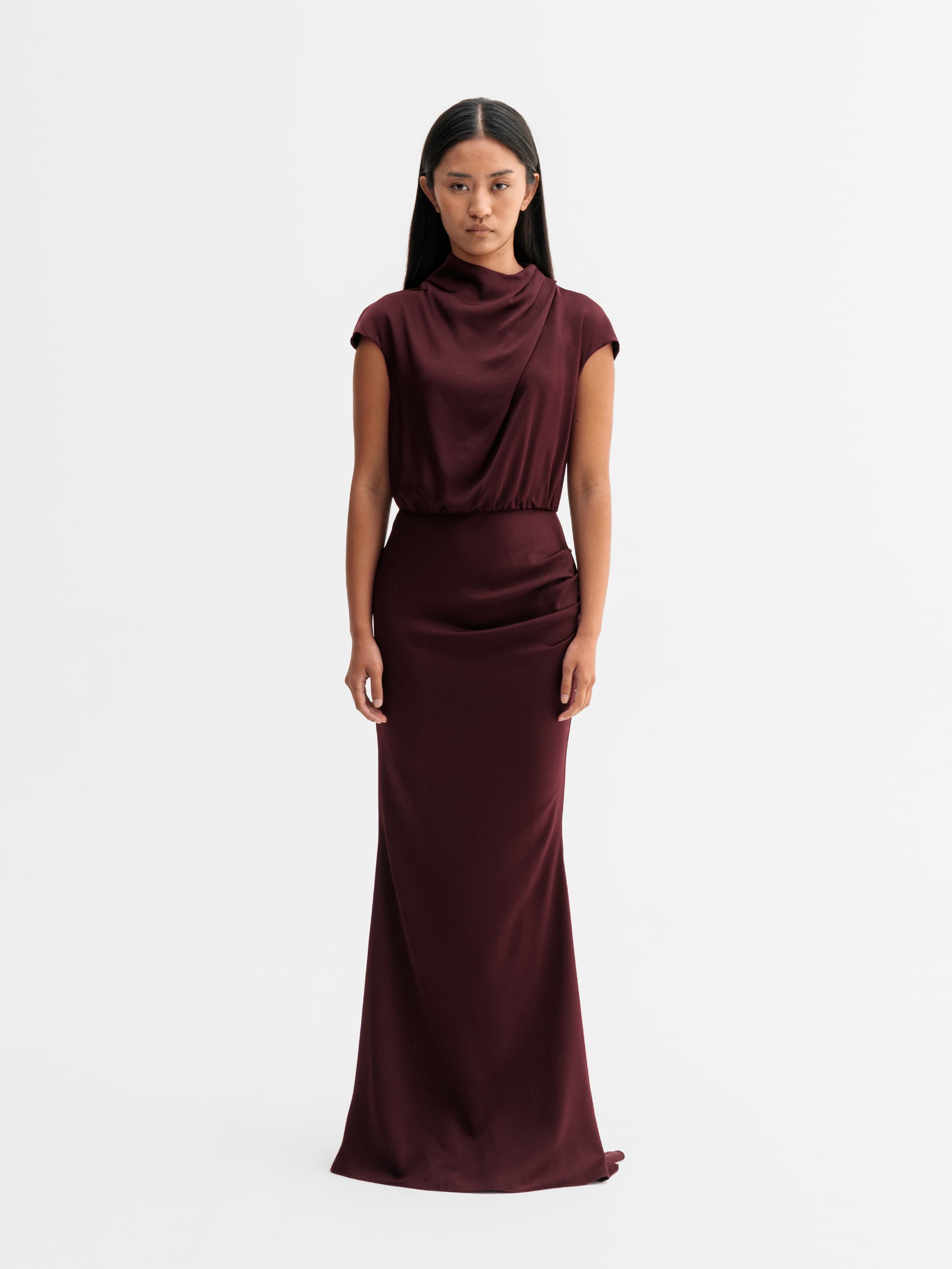 Myra dress burgundy