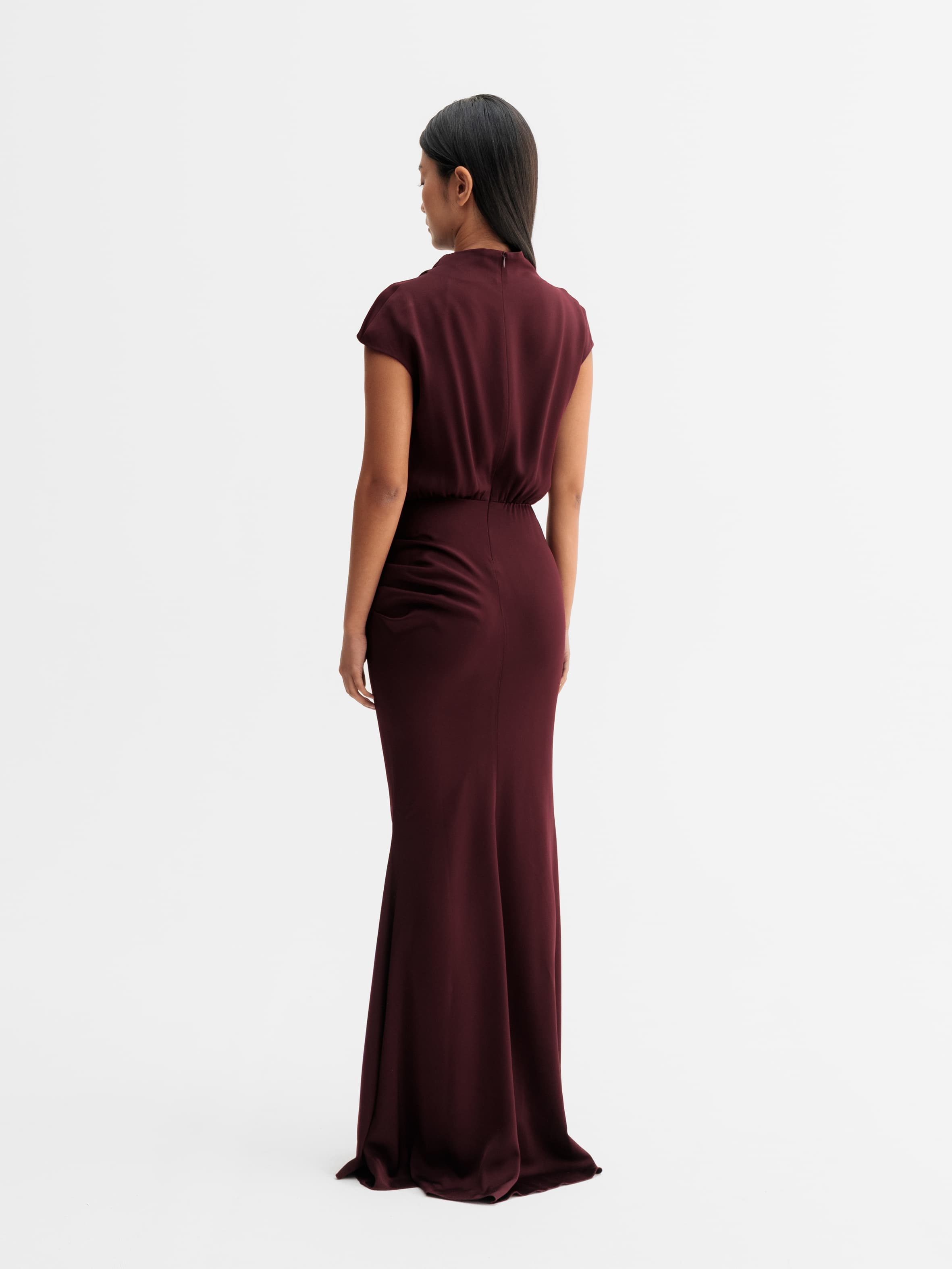 Myra dress burgundy