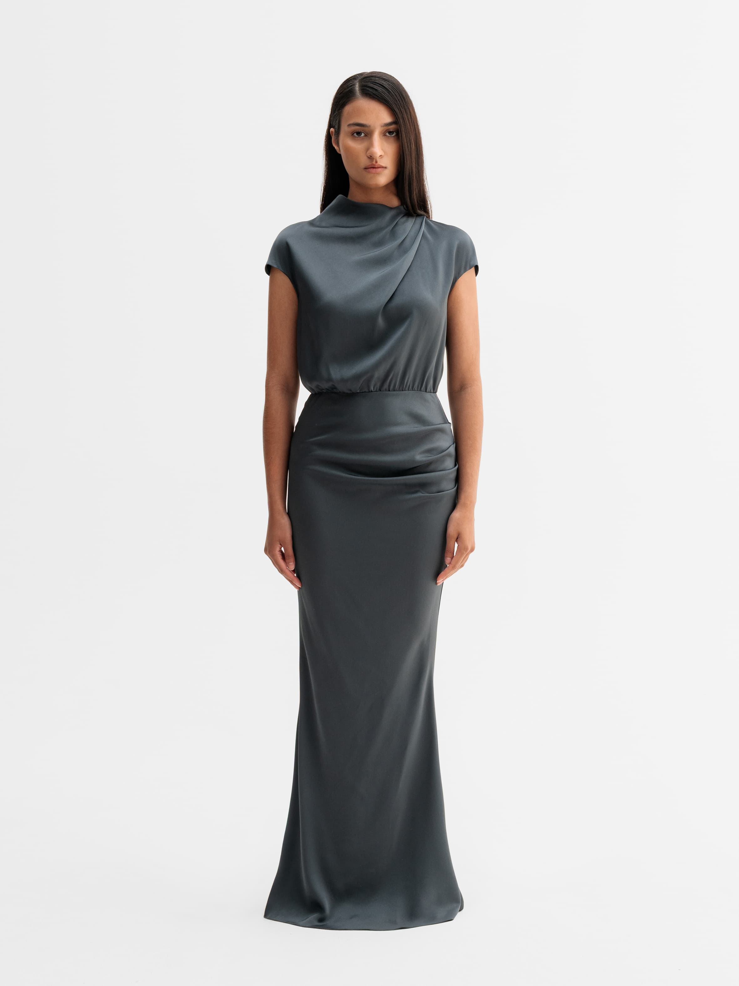 Myra dress dark grey