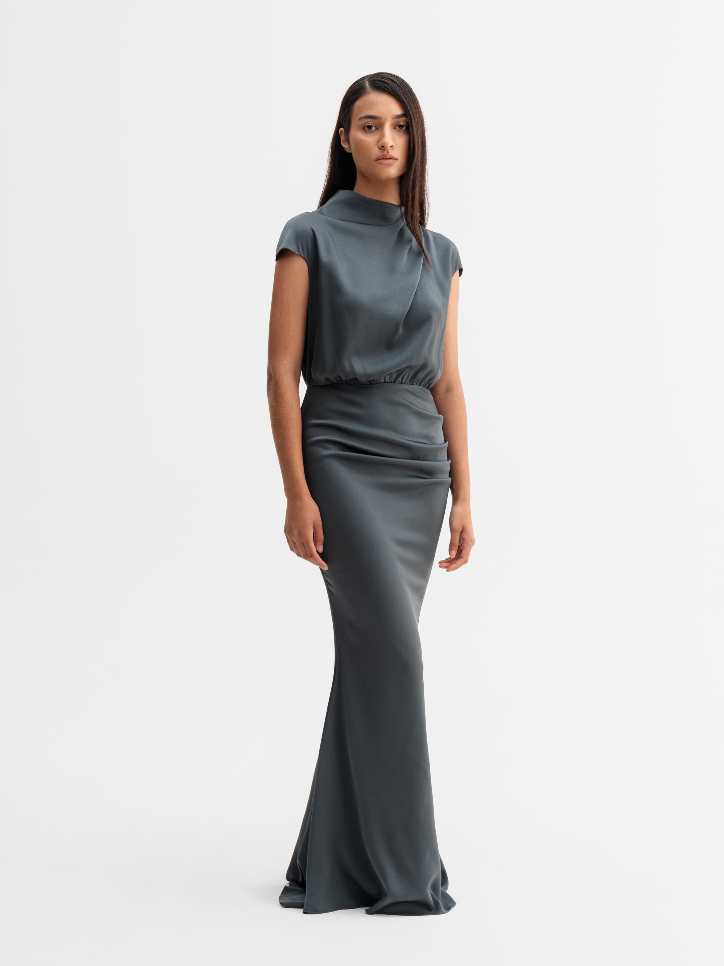 Myra dress dark grey