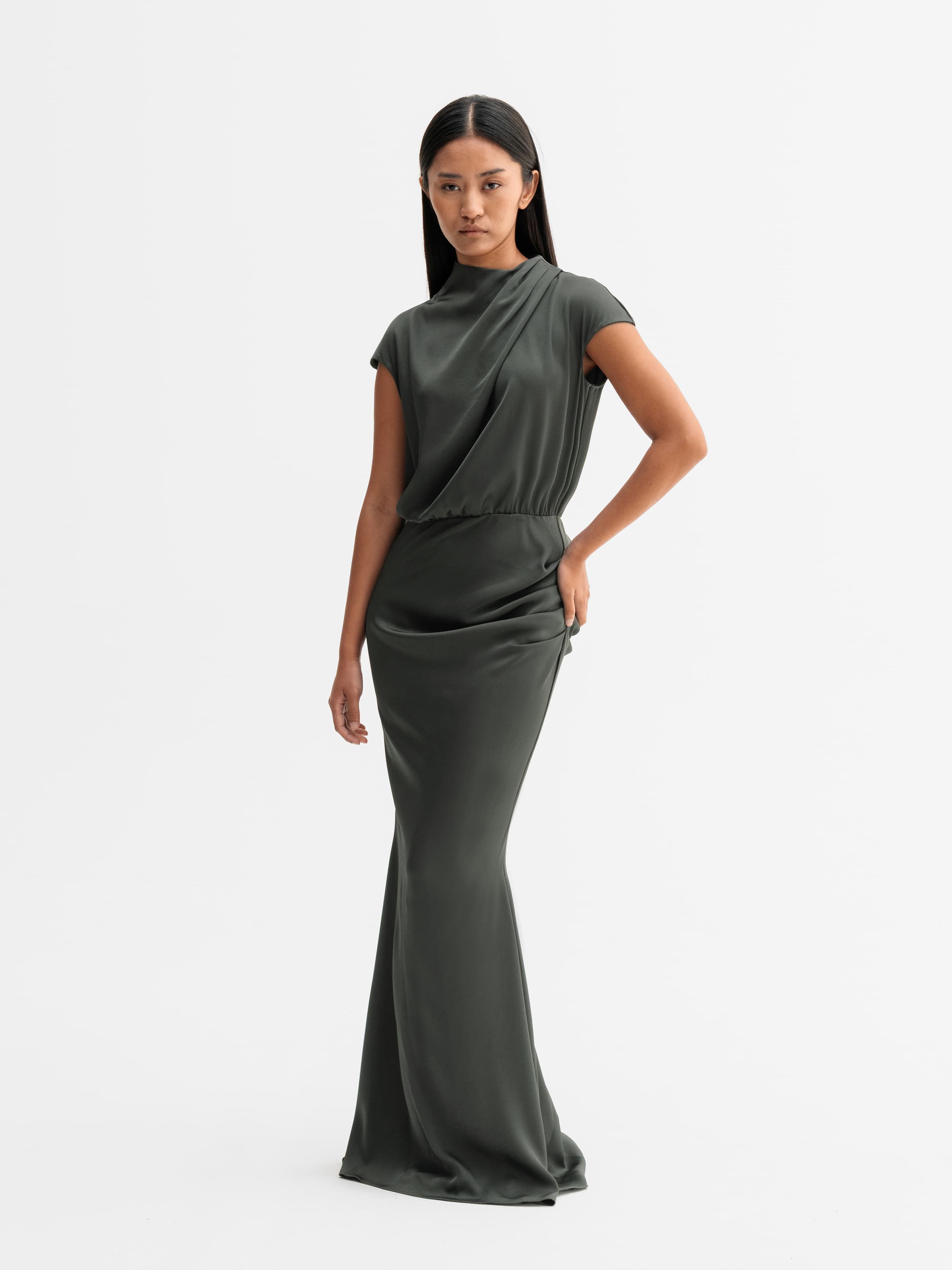 Myra dress wood