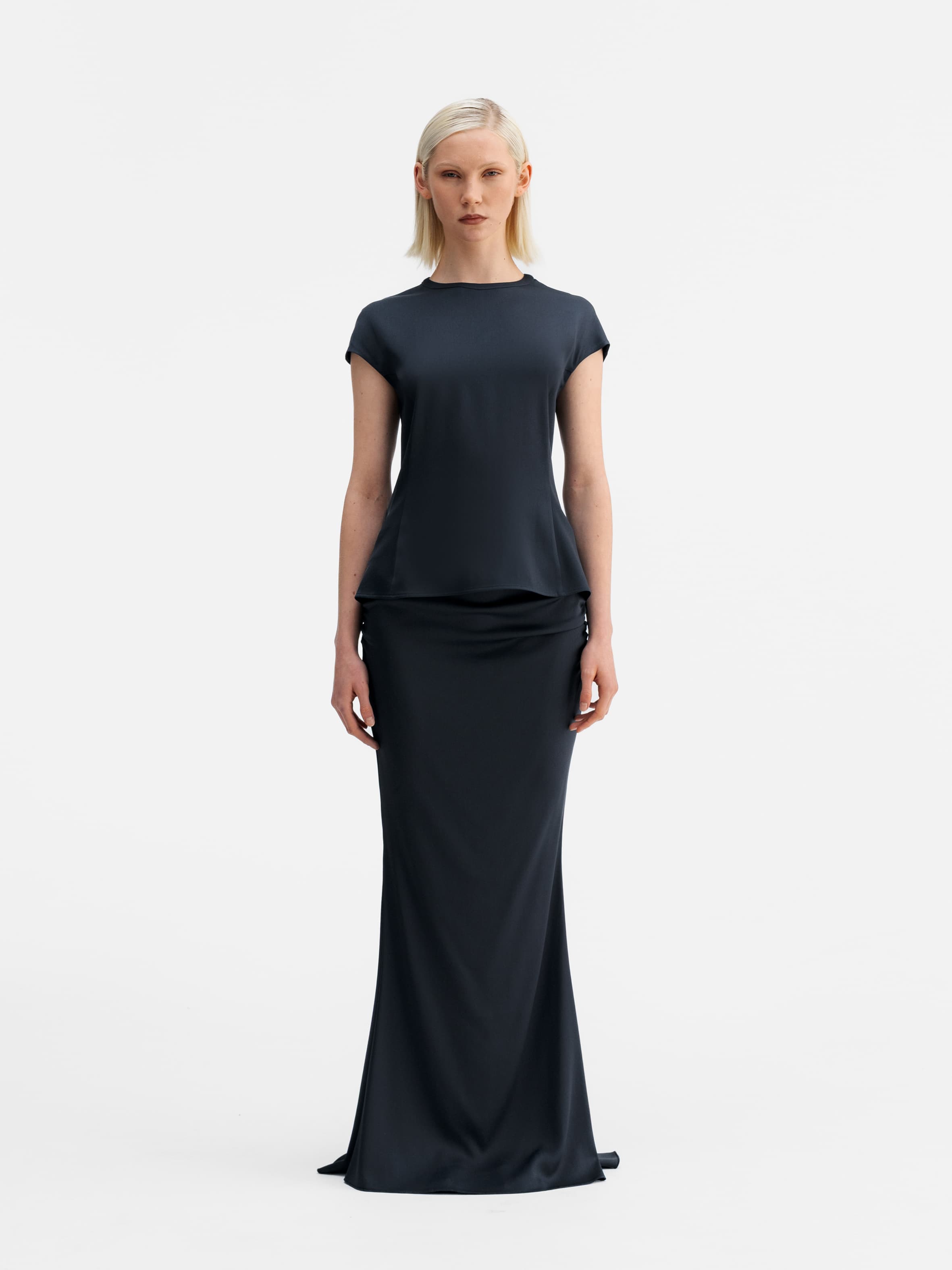 Myra skirt blue grey