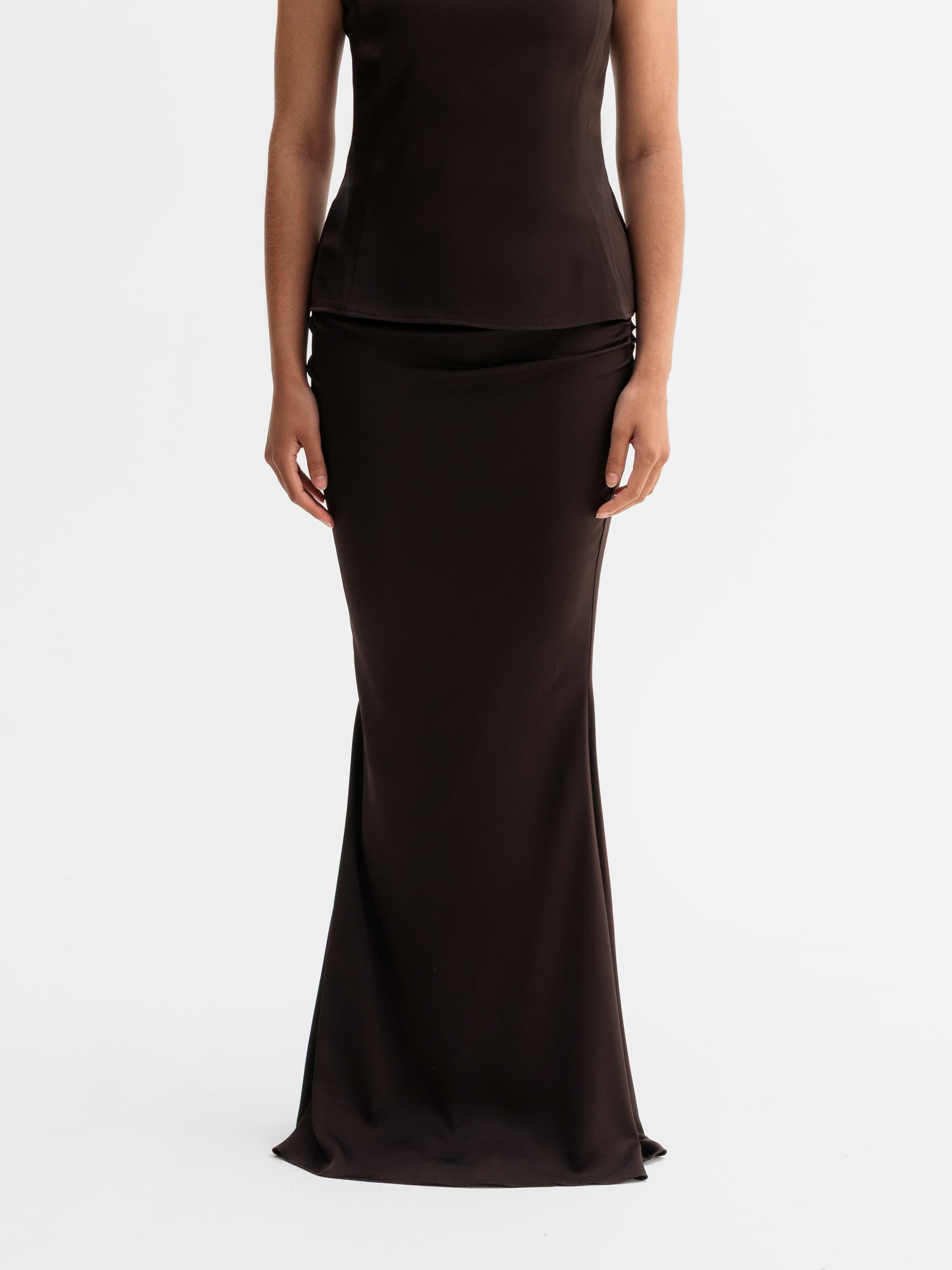 Myra skirt dark brown