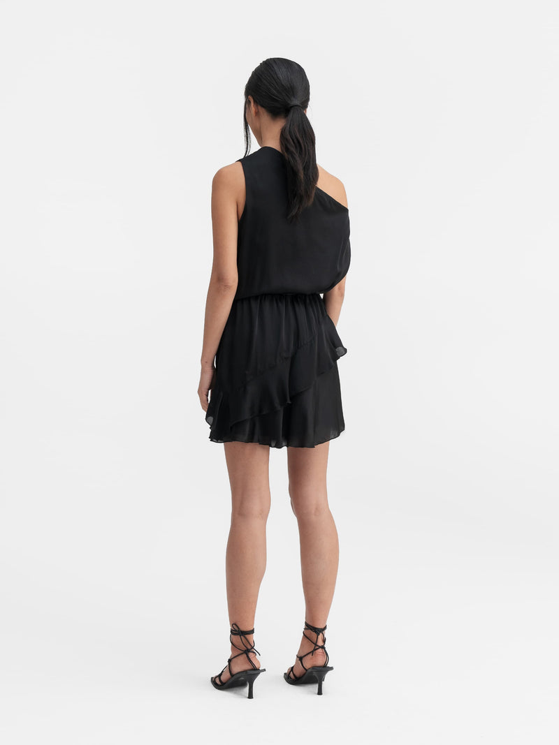 Nelly silk dress black