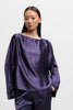 Nina blouse plum