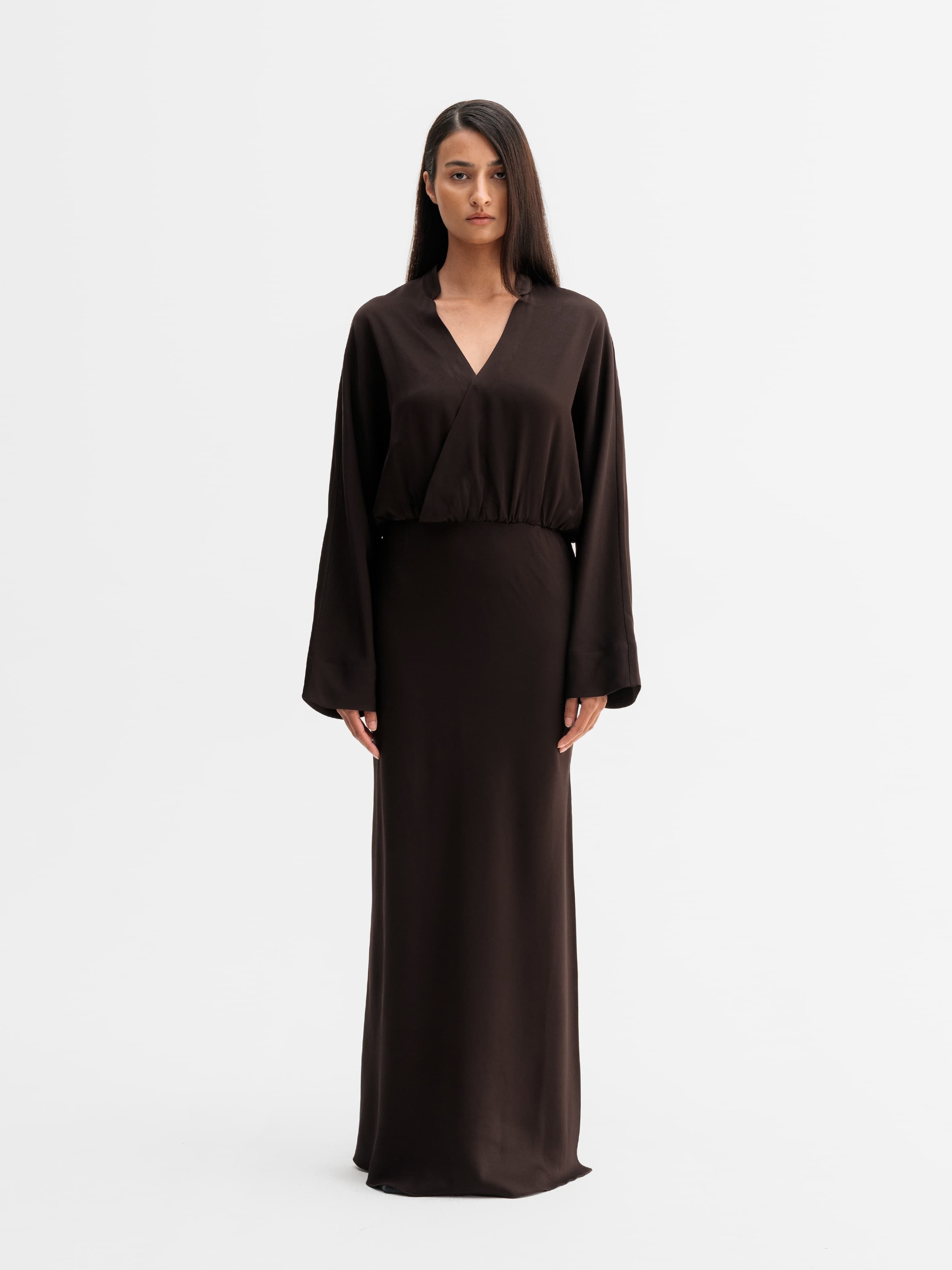 Niva dress dark brown