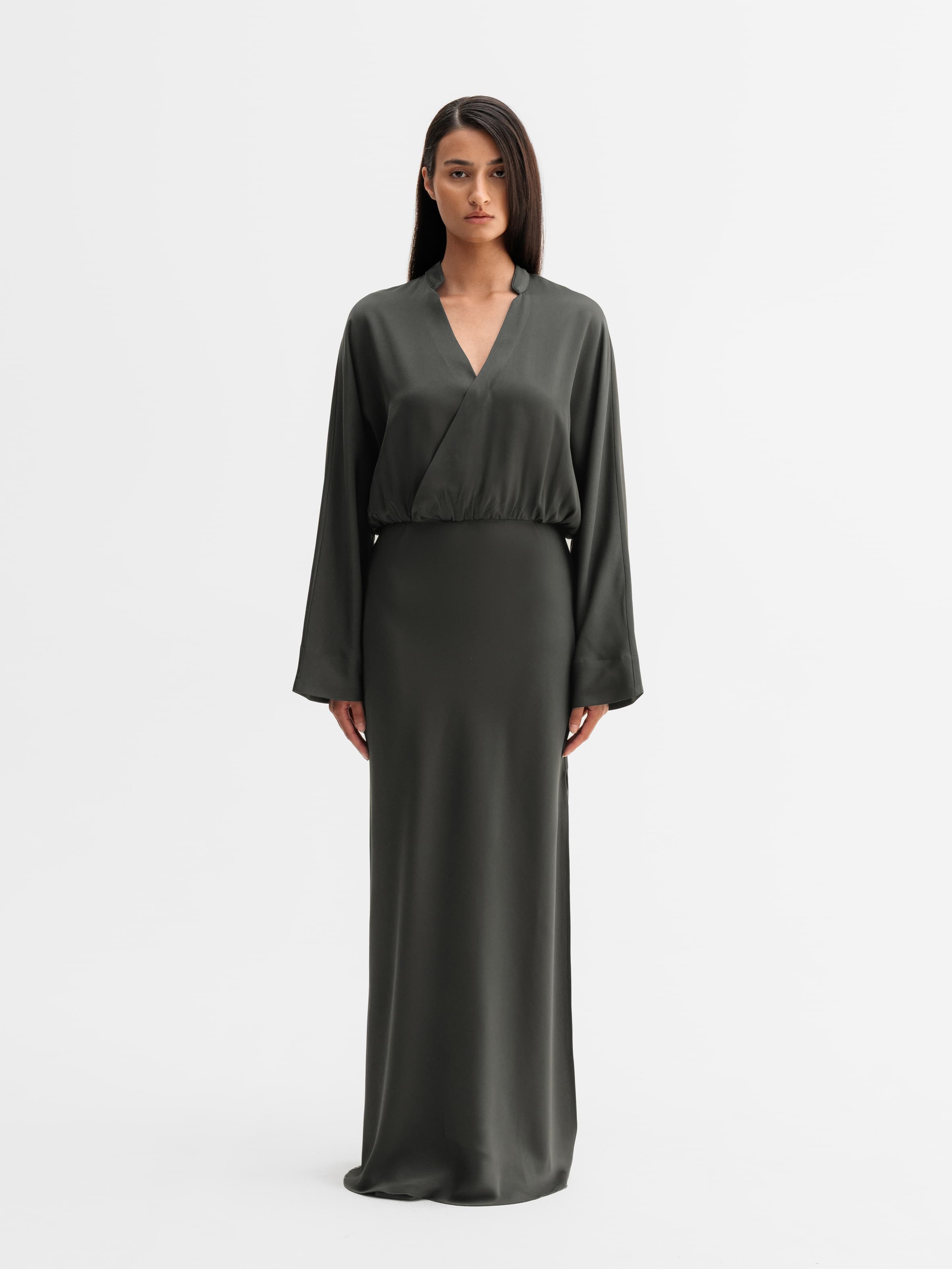 Niva dress wood