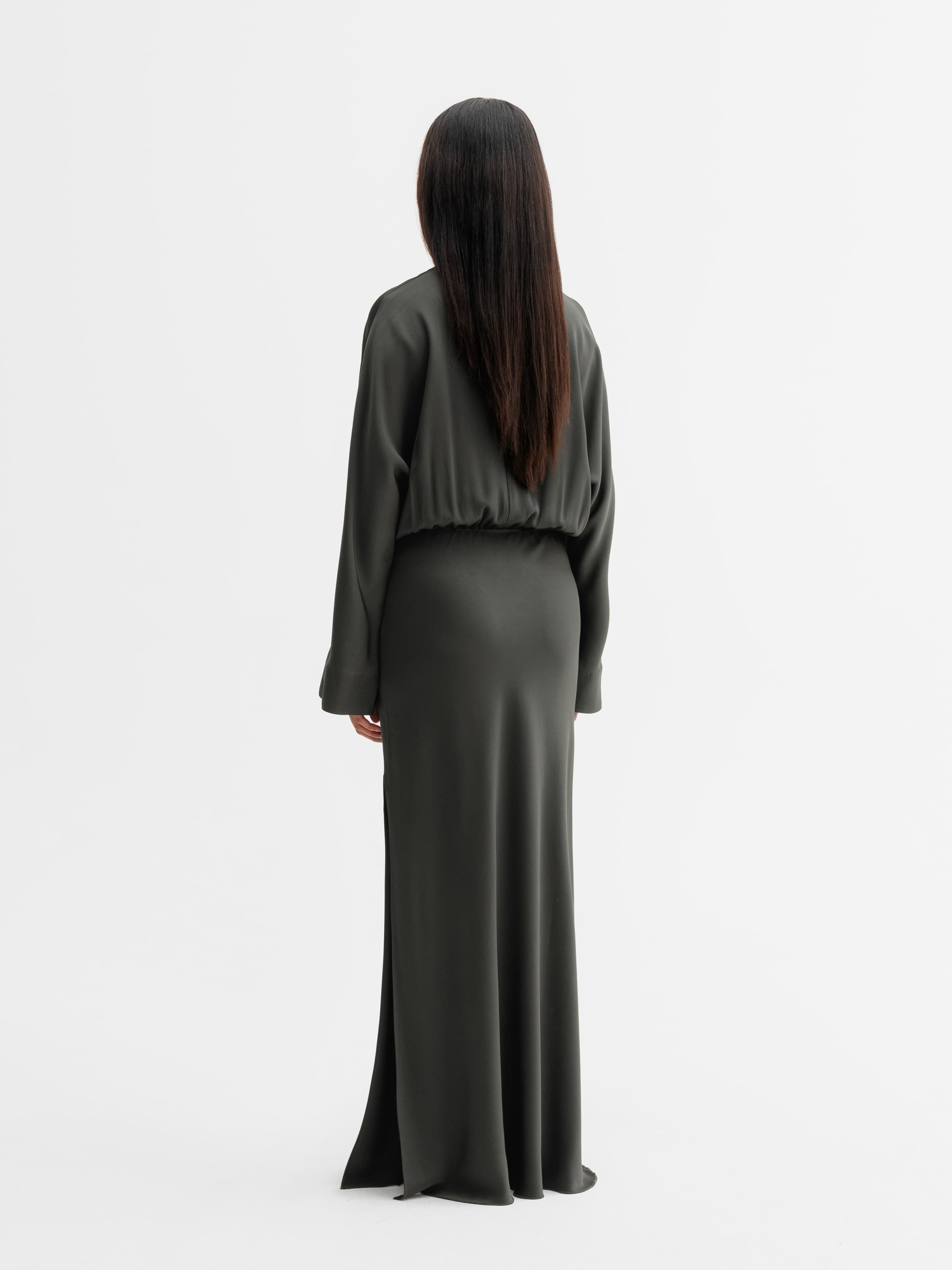 Niva dress wood