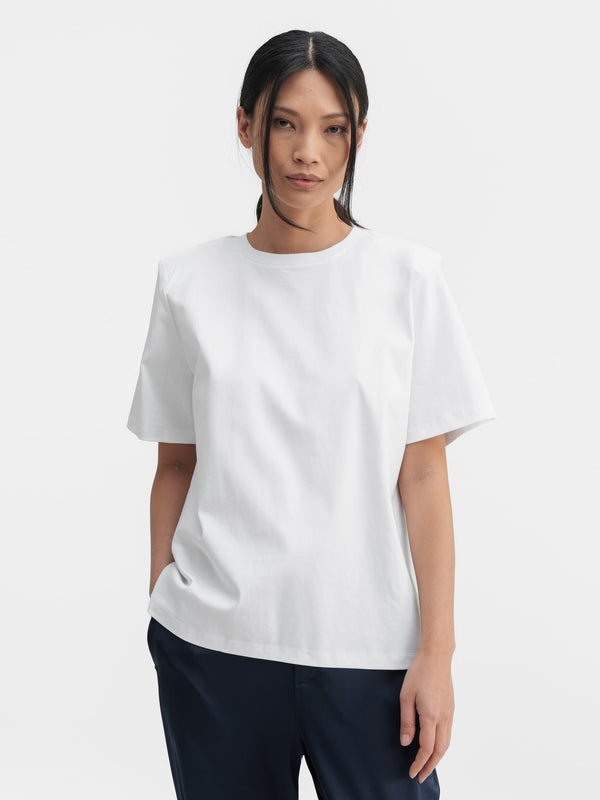 Okaya cotton tee white