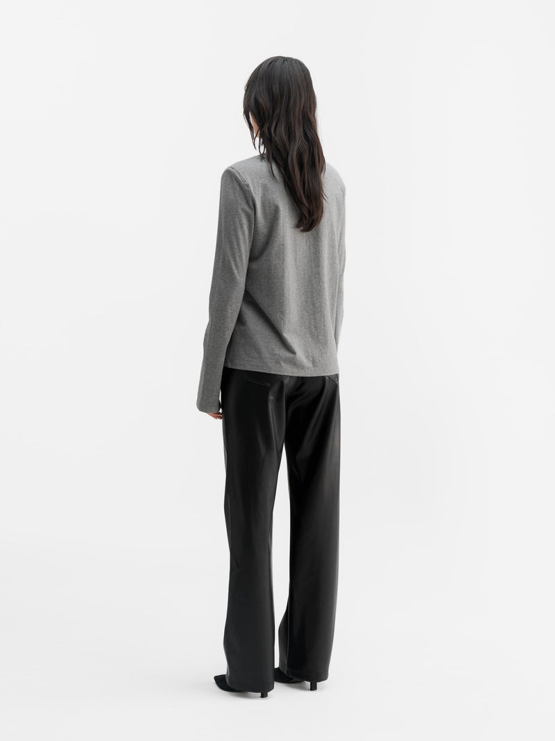 Onyx LS tee grey melange