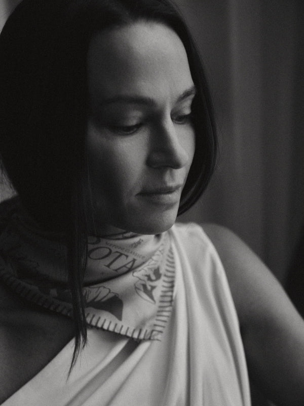 Ahlvar Gallery x Rotari silk scarf