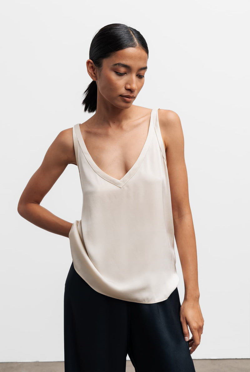 Shin silk tank cream