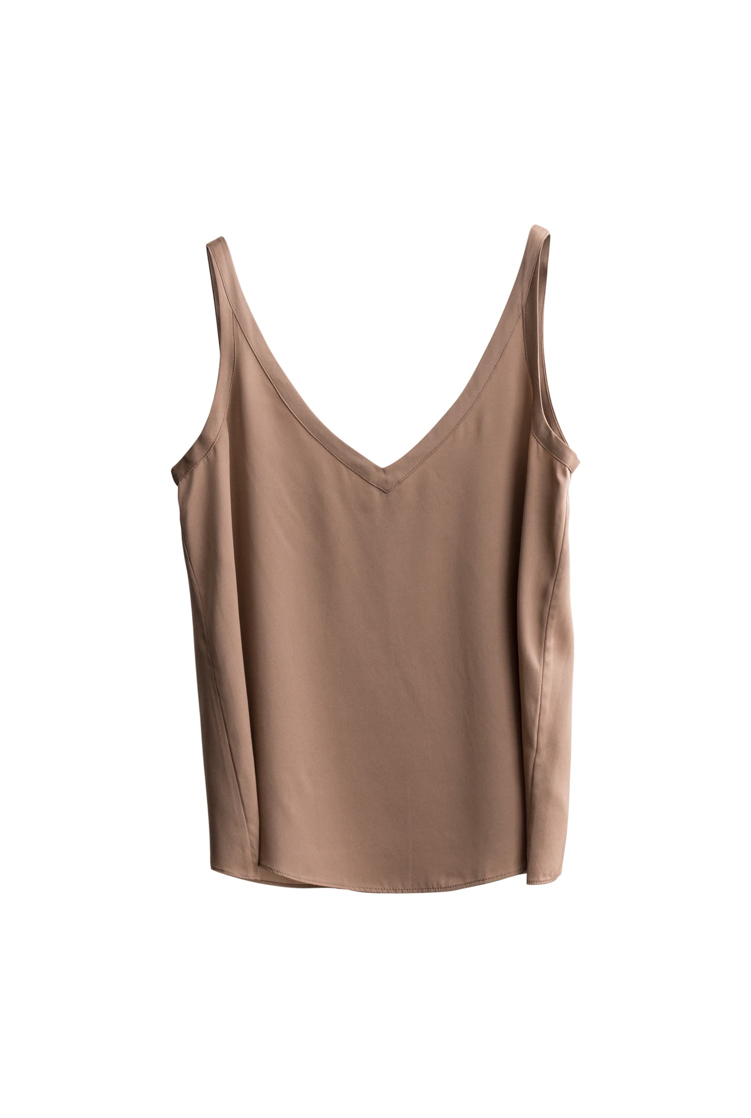 Shin silk tank sand