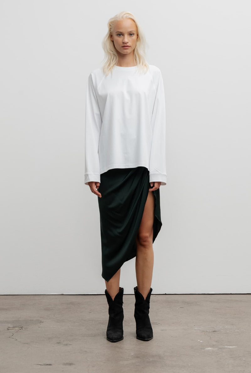 Thelma LS tee offwhite