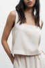 Wakana twill top cream