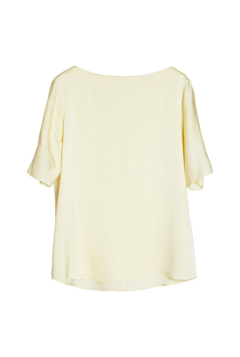 Yoli silk blouse lemon