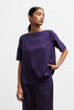 Yoli silk blouse plum