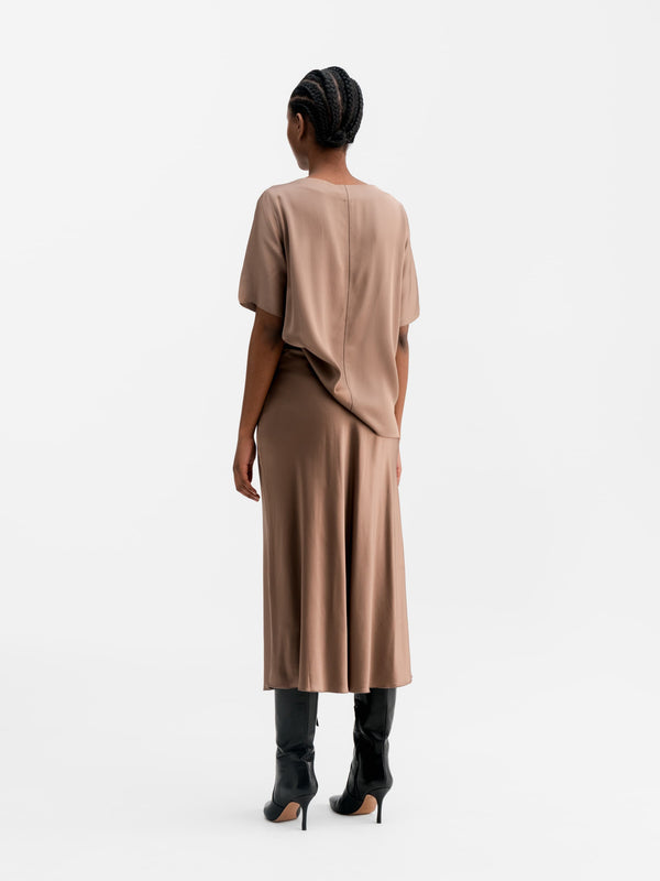 Yoli silk blouse sand