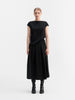 Yui silk top black