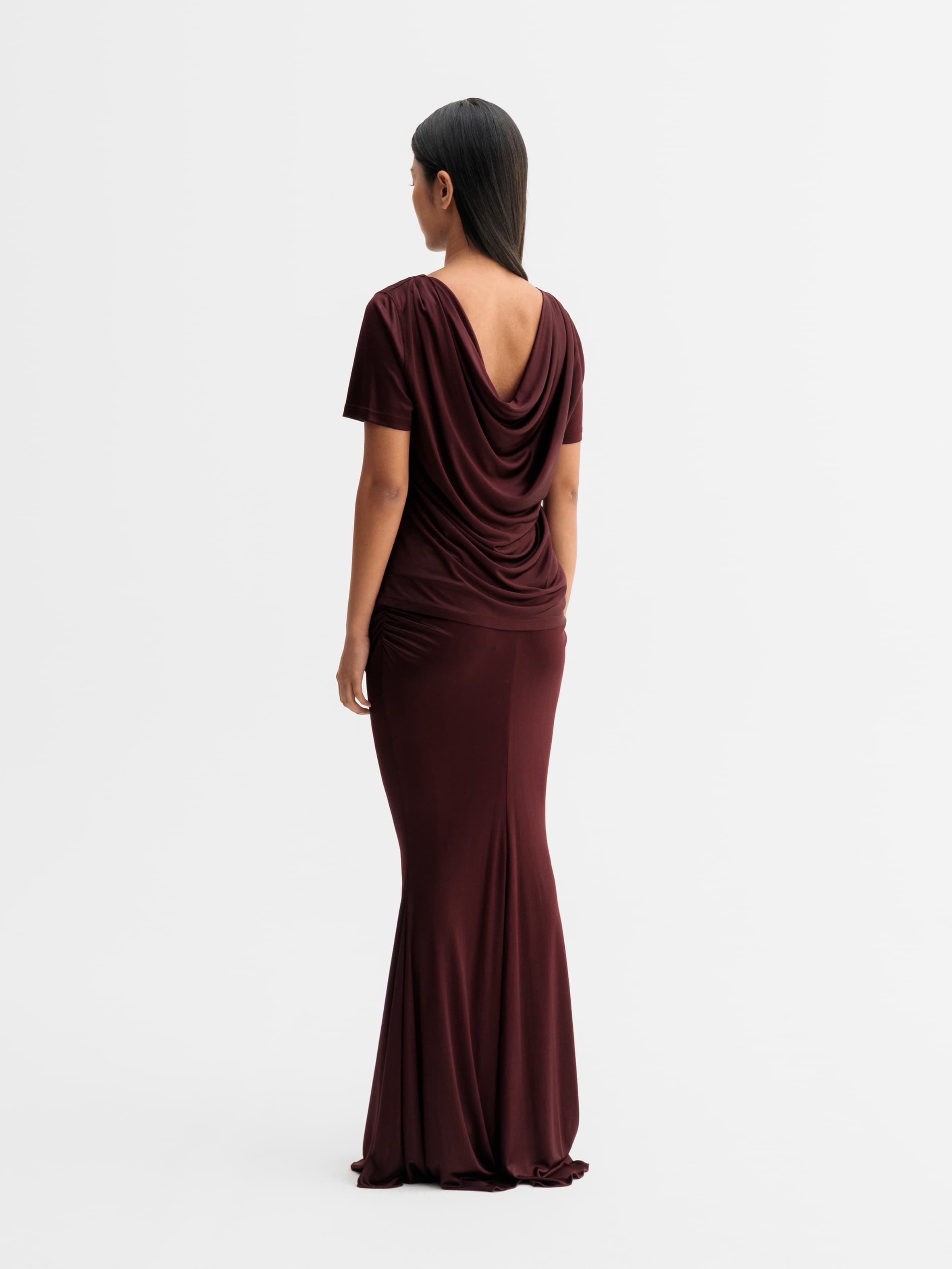 Yuni jersey tee burgundy