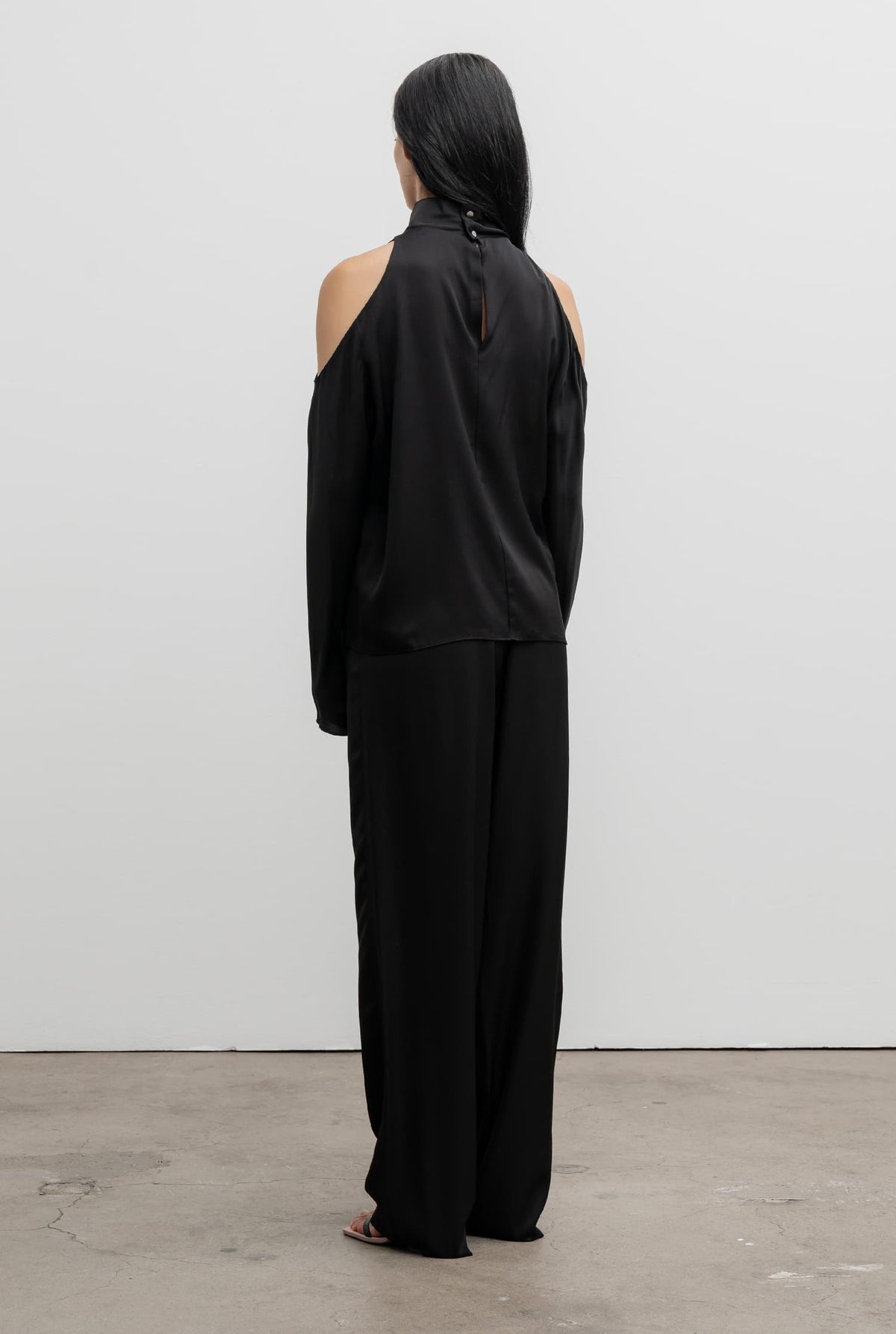 Yuri silk blouse black