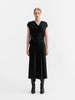 Zia silk top black
