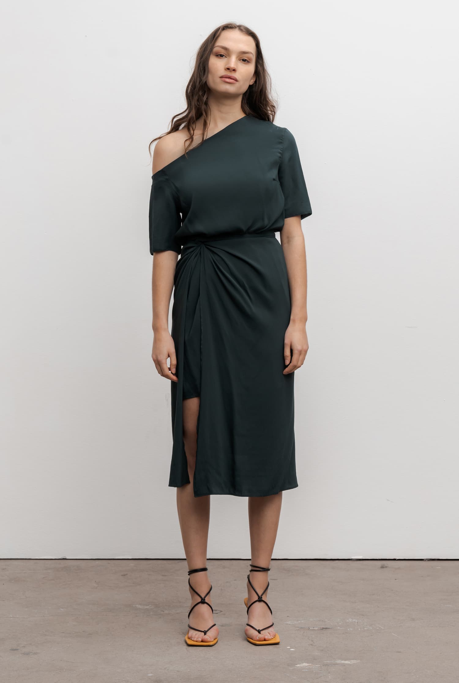 Chima dress deep forest