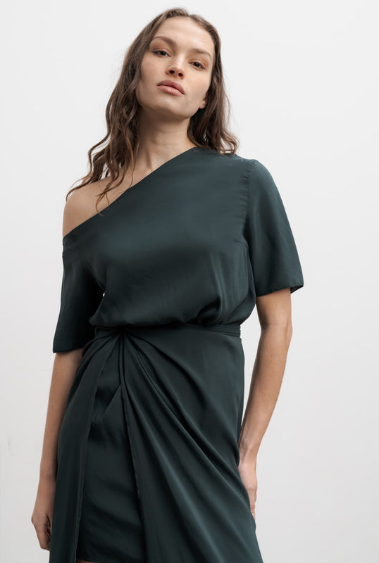Chima dress deep forest