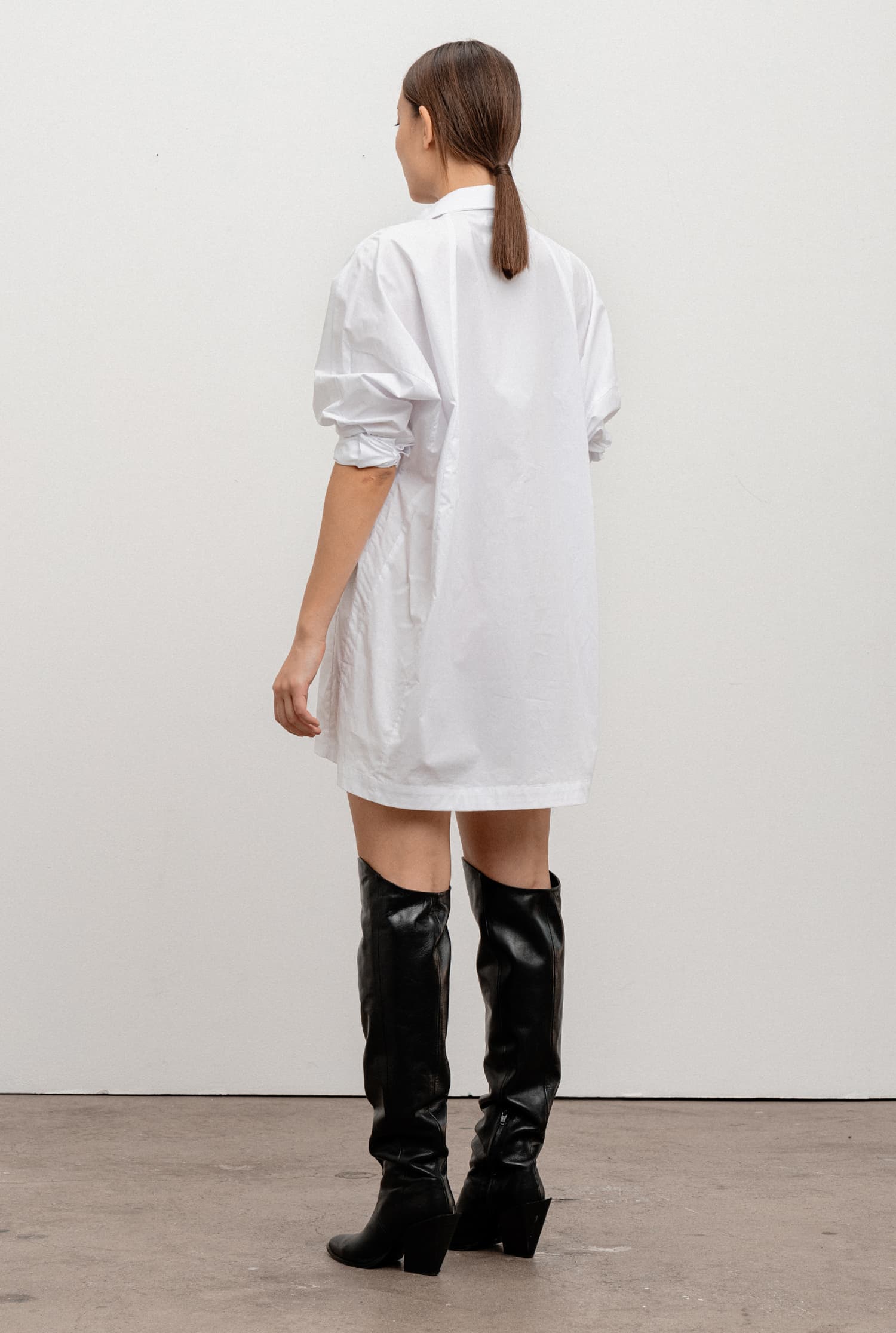 Gigi long shirt white